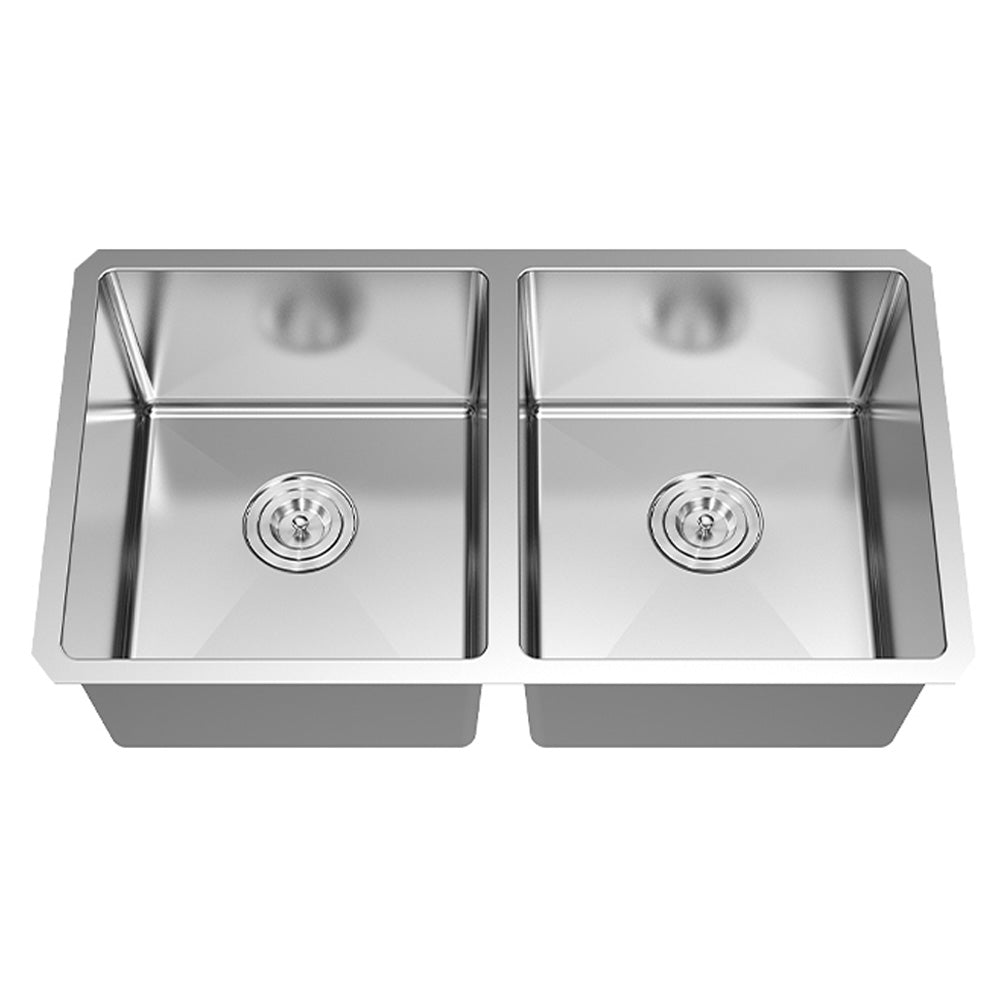 Agua Canada | Emilio 2 Bowls, 32″X19″, Undermount Kitchen Sink
