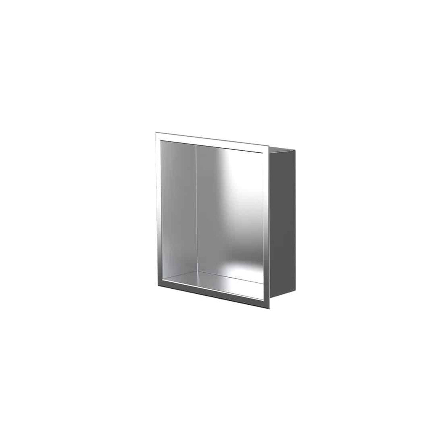 LuxeBath Niche de Douche Encastrée Murale, 30x30x10 cm, en Acier Inoxydable, Noir, Étanche LuxeBath Niche de Douche Encastrée Murale, 30x30x10 cm, en Acier Inoxydable, Noir, Étanche