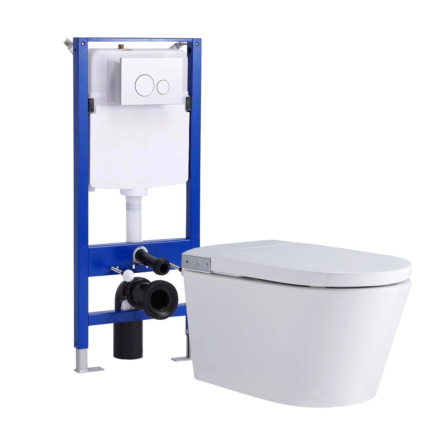 Agua Canada | Tara-MW-Combo Matte White Wall Smart Toilet & TARA