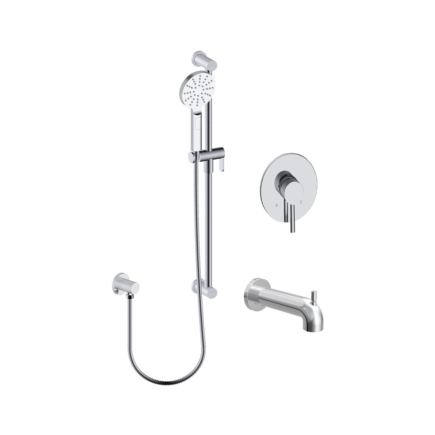 Agua Canada | Vilma Bathtub and Shower Faucet Set