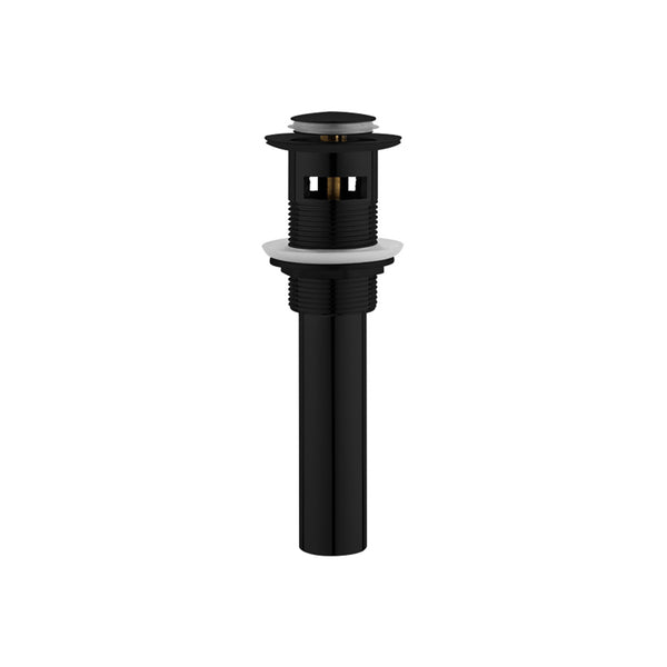 Pop Up Drain With Overflow (Matte Black)
