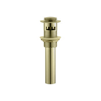 3600GD Pop Up Drain With Overflow Brushed Brass (Gold)