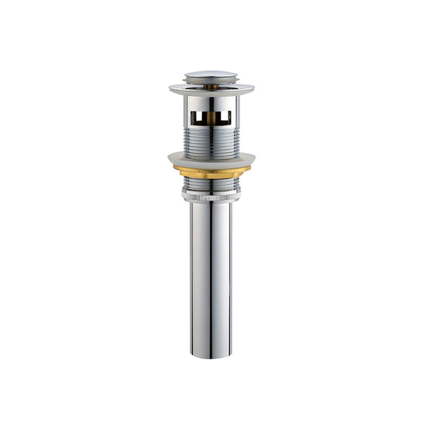 3600R Pop Up Drain With Overflow (Chrome)