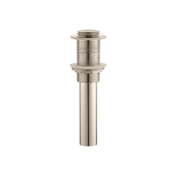 3636BN Pop Up Drain Without Overflow (Nickel Brosse)