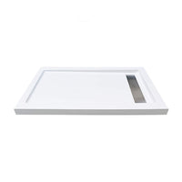 Achille-LI-Online Base de douche lisse de 36 po x 48 po pour installation en alcôve ou en coin