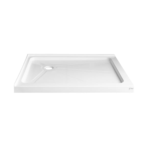 36" x 48" shower base (12 x 12 corner drain) left side