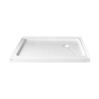 Achille-R 36"x 48" corner installation (right) textured shower base