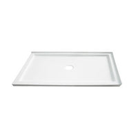 Agathe-R Base de douche lisse 32"x 48"installation en coin (droite)