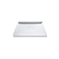 Andrea3648-L Base de douche lisse 36"x 48"installation en coin (gauche)