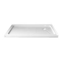 Angela-R 36"x 60" corner installation (right) textured shower base