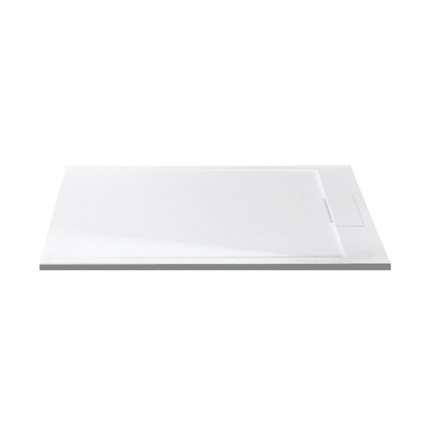 32"x60" base de douche blanc mat pour installation en alcôve ou en coin