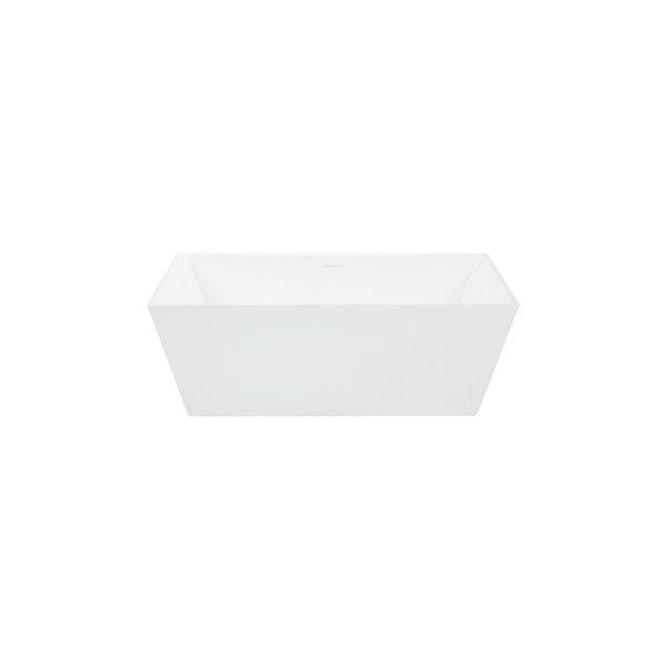 Bartoli-60-II Thin Edges Square Freestanding Bathtub 60''