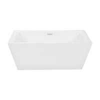Boston-66 66’’ rectangular 1 piece freestanding bathtub