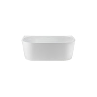 Brize-66-II 66’’ glossy white freestanding bathtub
