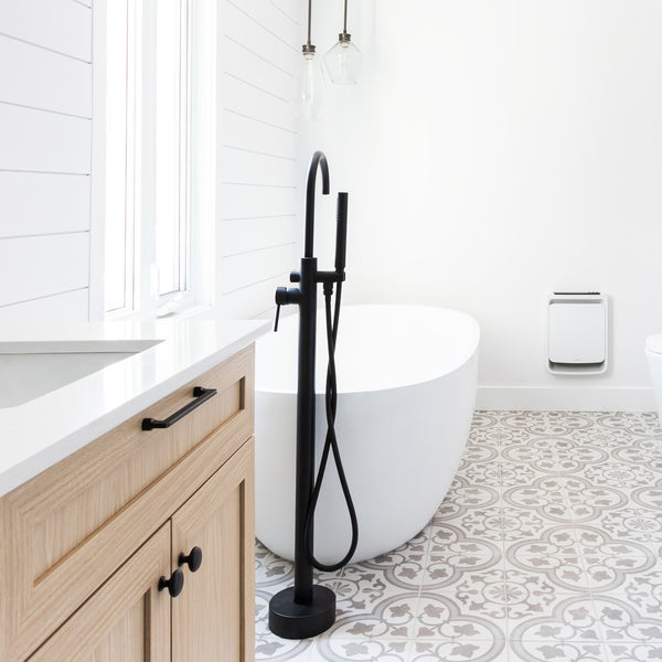 Brize-66 Baignoire autoportante blanc lustré 66’’