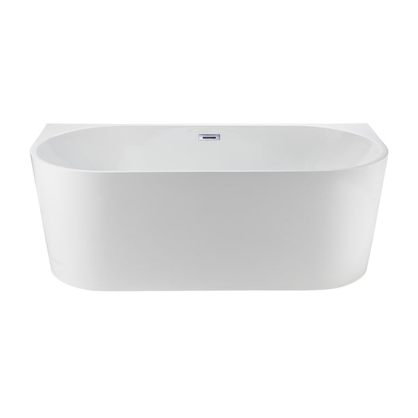 Baignoire autoportante blanc lustré 66’’