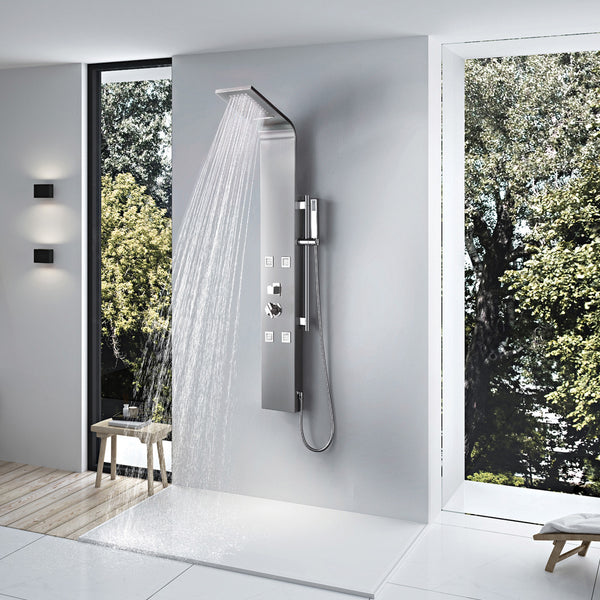 Cebou 3 functions stainless steel shower column
