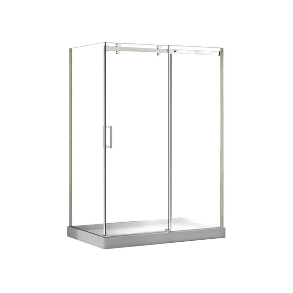 Panneau de retour de douche 32" en nickel brossé