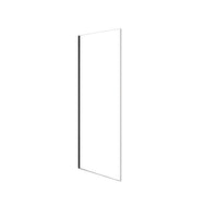 36" Shower Return Panel in Matte Black