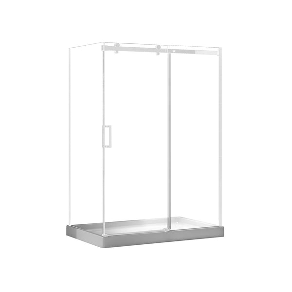 Panneau de retour blanc mat pour douche 36''