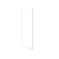 36" Shower Return Panel in Matte White