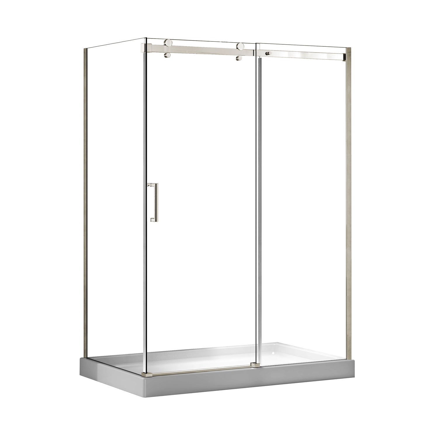 Agua Canada | Cld-4836-III-bn Ensemble porte et panneau de douche