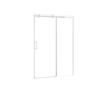 48" Shower Door in Matte White