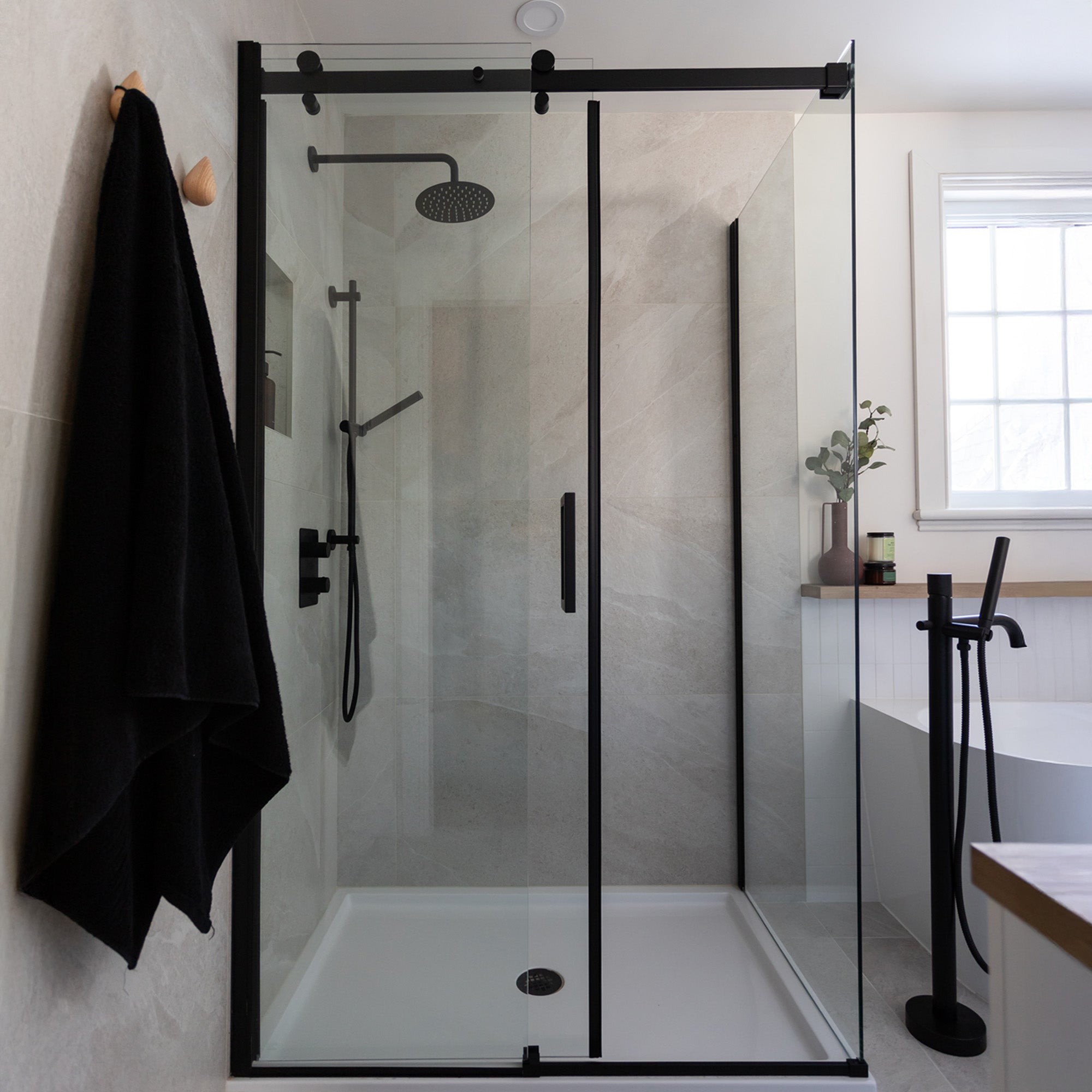 Portagel Douche Noir