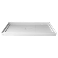Base de douche lisse en alcôve 36’’ X 60’’ ANDREA3660-M en blanc lustré