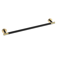 Danila-BK-GD Matte Black & Gold 24'' Towel Holder