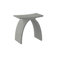 Deko-MC Modern Concrete Solid Surface Shower Bench