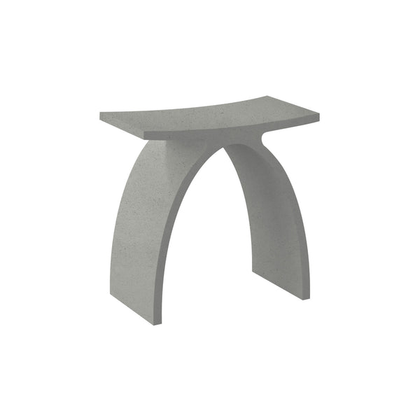 Deko-MC Modern Concrete Solid Surface Shower Bench