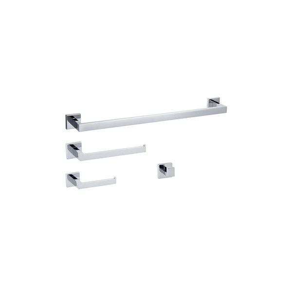 Dennis-C Chrome square assorted accessory set