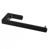 Devota-BK Matte Black Small Towel Holder
