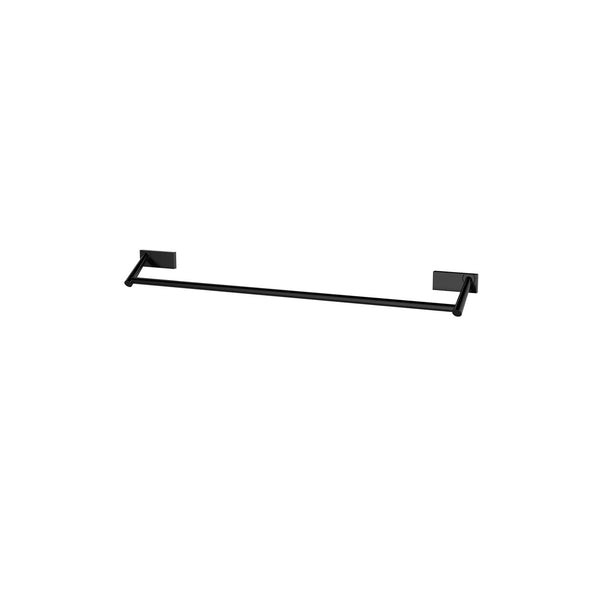 Diego-BK Matte Black Towel Holder Bar 24""