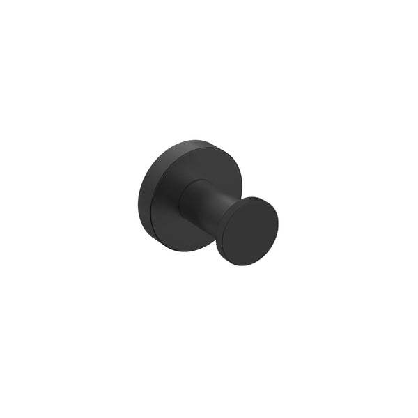 Dimitri-BK Matte Black Robe Hook