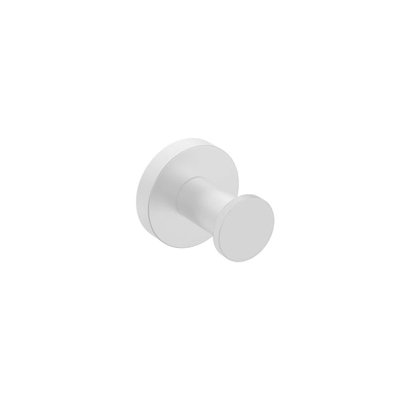 Dimitri-W Matte White Robe Hook