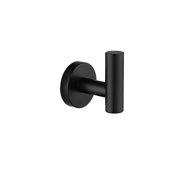 Djena-BK Matte Black Round Hook