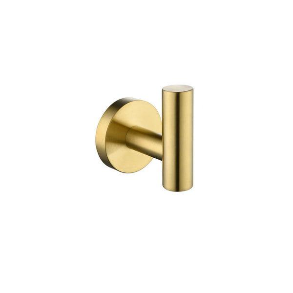 Djena-GD Brushed Brass (Gold) Round Hook