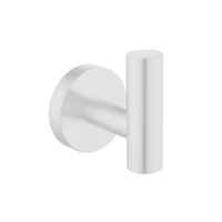 Crochet Rond Blanc Mat