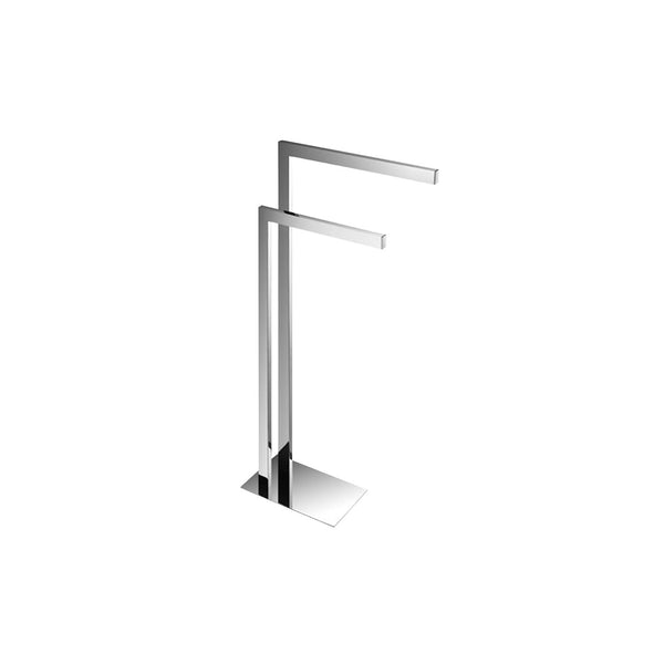 Dobi-C Chrome Square Freestanding Towel Holder