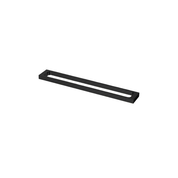 Barre porte-serviettes fini noir mat 23"