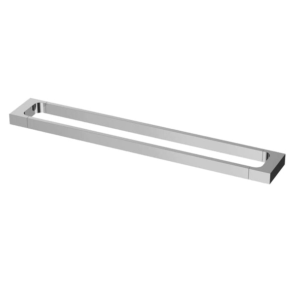 Porte-serviettes carré fini chrome 23''