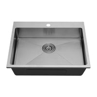 1 Bowl, 25″X20″, Top Mount Kitchen Sink
