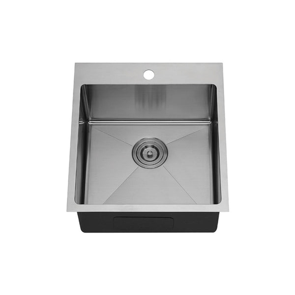 1 bowl, 14''X19'', top mount kitchen sink