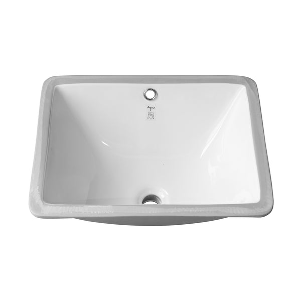 Lavabo sous plan en porcelaine 13’’X18’’