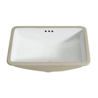 White undermount porcelain sink 15’’X23’’