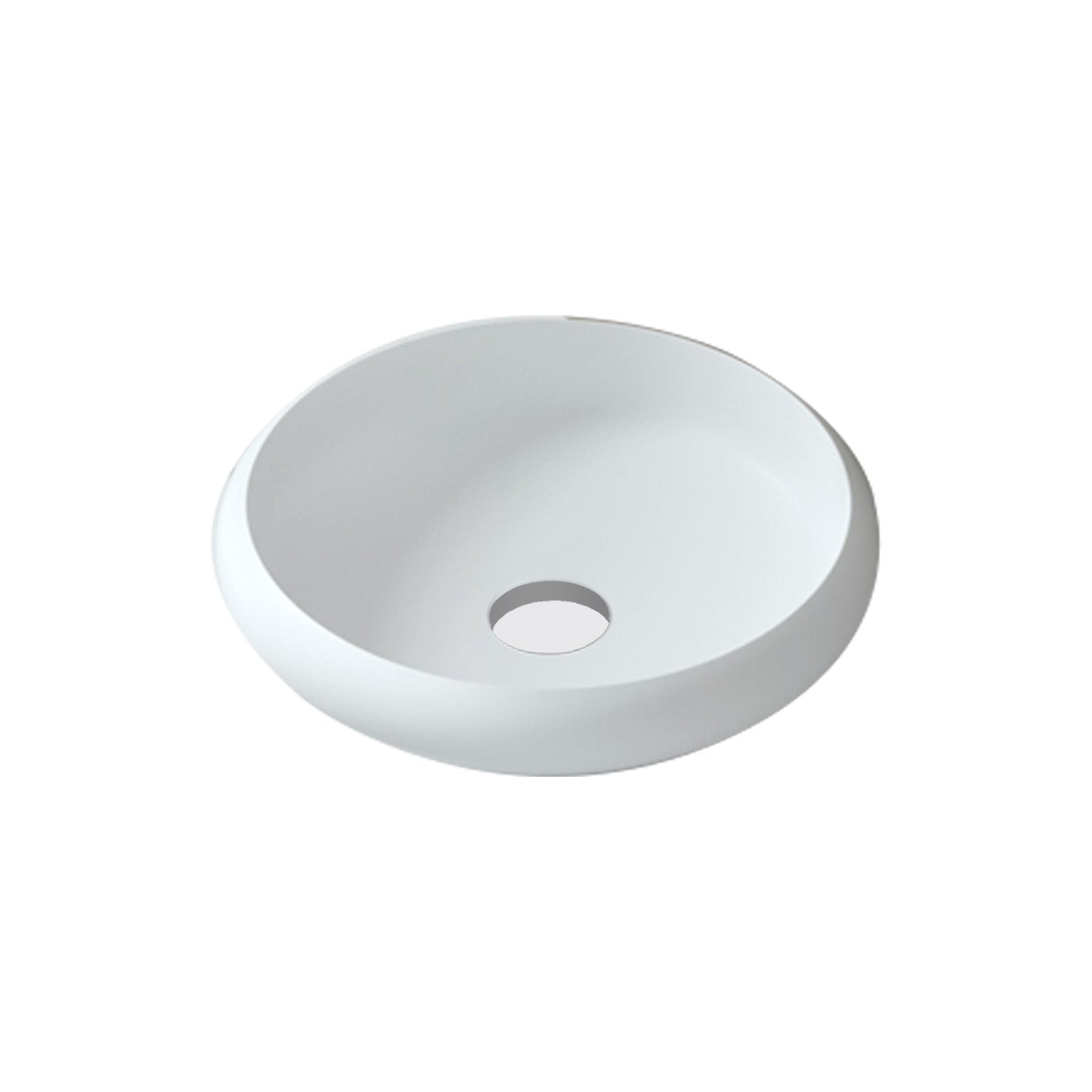 Basin Rouded Agua Canada | Floe Round Basin Solid Surface With Curved Edges