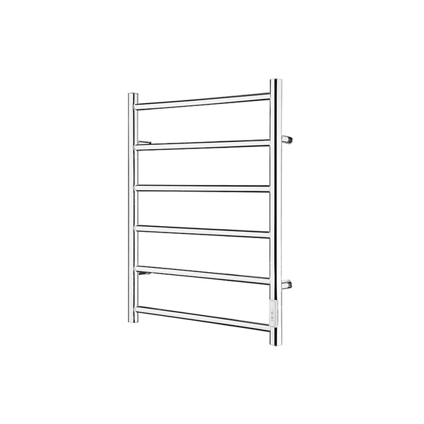 Chrome Towel Warmer 6 Bars Round