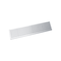 Grille-C grille pour drain de douche linéaire en chrome